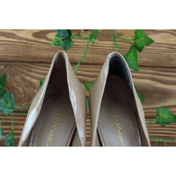 BCBGeneration Women's 7M Brown Synthetic Pumps Dress Shoes - Picture 3 of 8